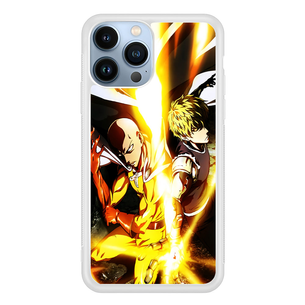 One Punch Man Saitama X Genos iPhone 14 Pro Max Case