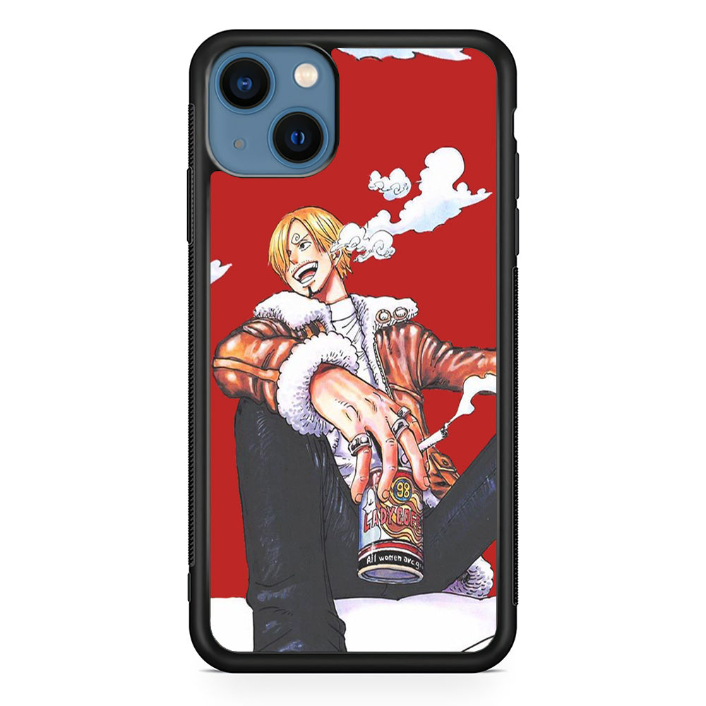 One Piece Sanji Smoker iPhone 14 Case