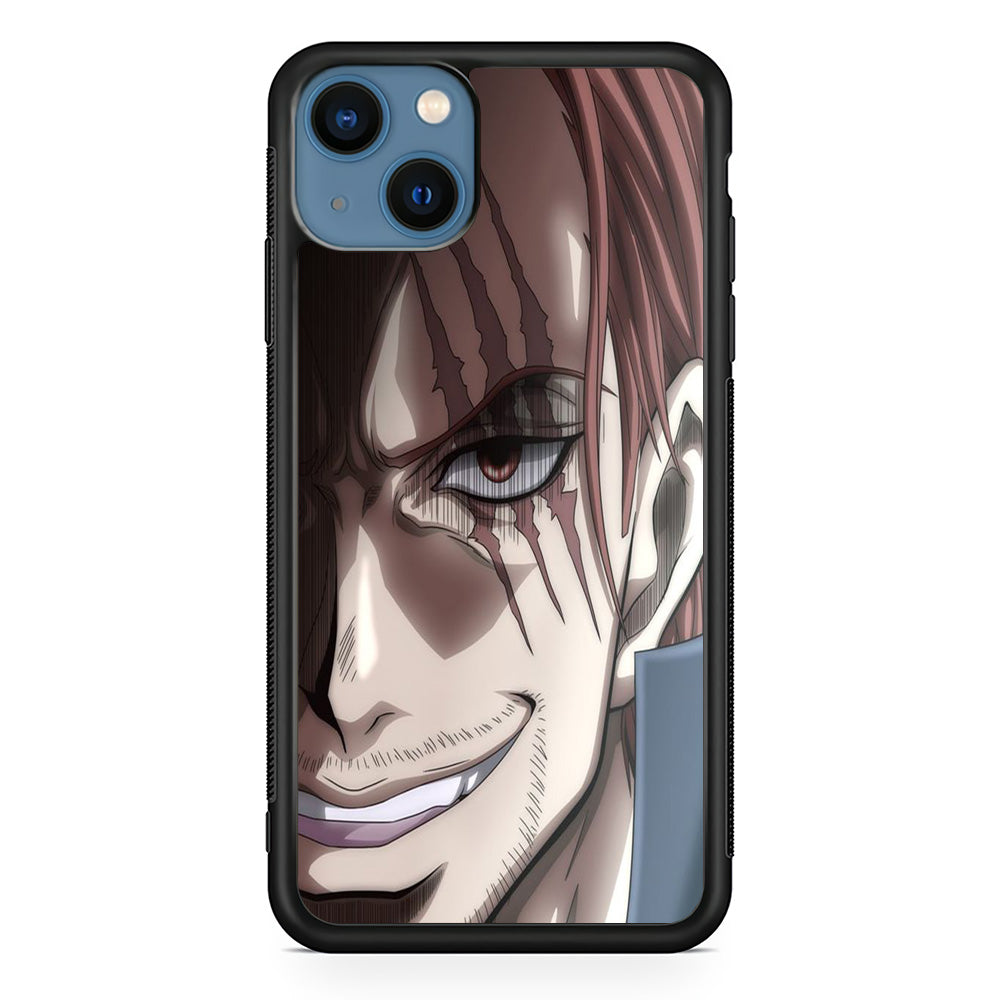 One Piece Shanks Close Up Face iPhone 15 Plus Case