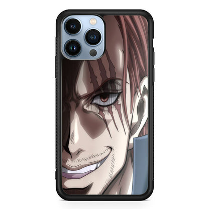 One Piece Shanks Close Up Face iPhone 15 Pro Max Case
