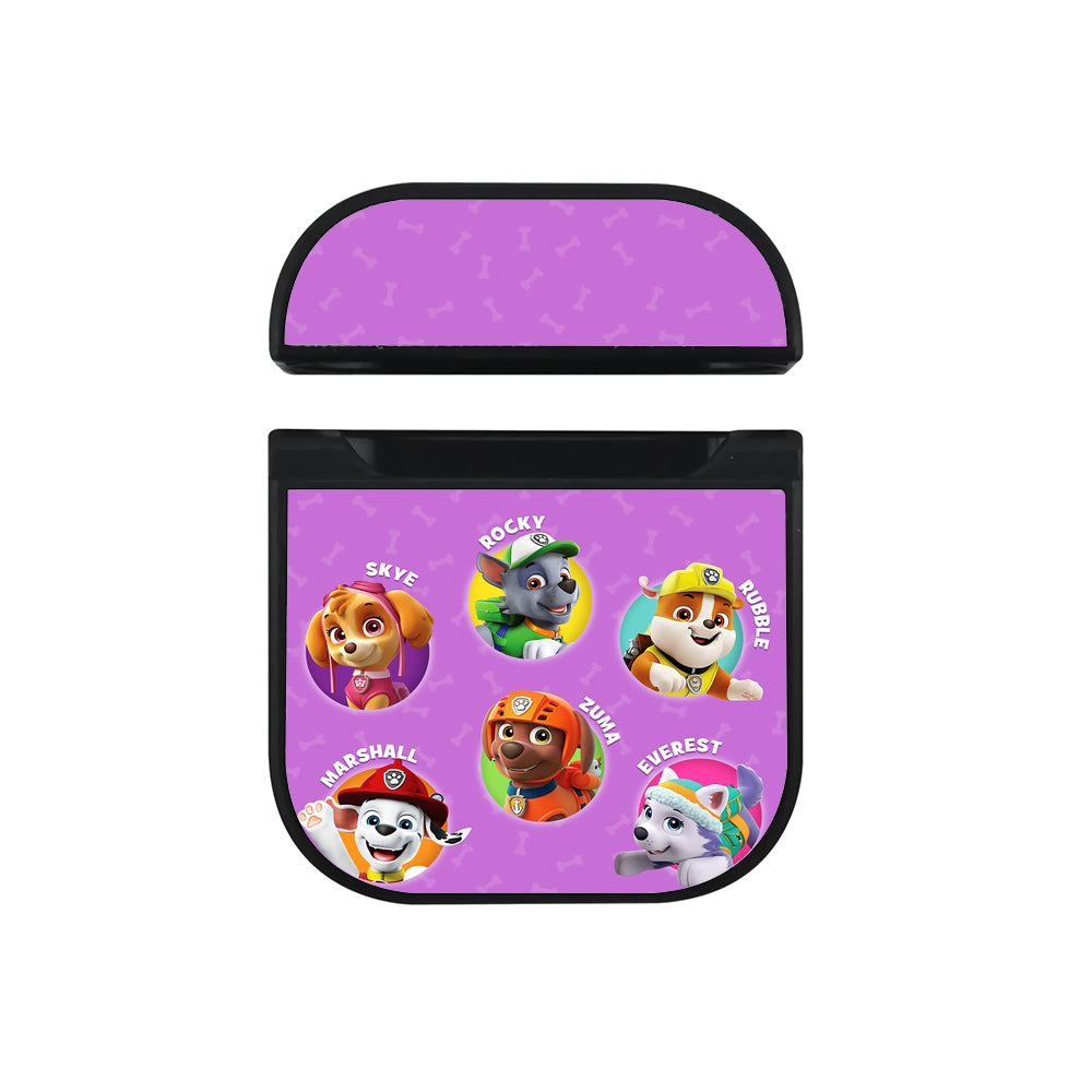 Paw Patrol All Character Hard Plastic Case Cover For Apple Airpods