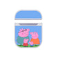 Peppa Pig Family Cartoon Hard Plastic Case Cover For Apple Airpods
