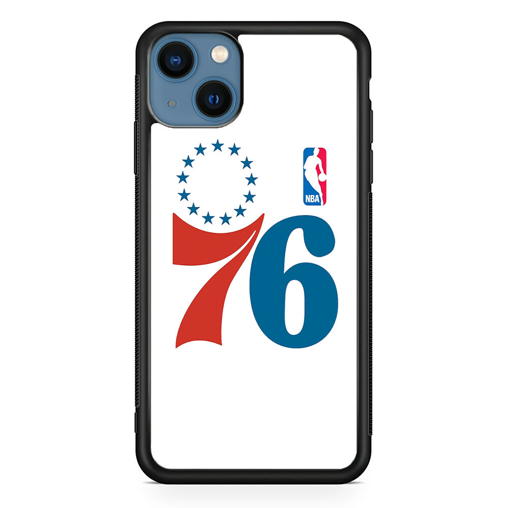 Philadelphia 76ers White iPhone 14 Case