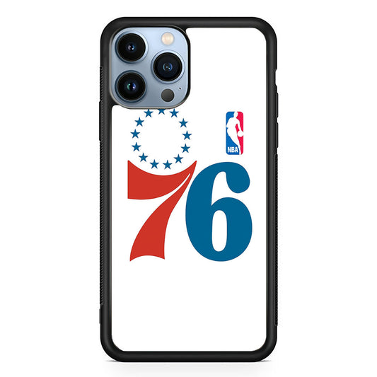 Philadelphia 76ers White iPhone 14 Pro Case
