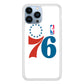 Philadelphia 76ers White iPhone 14 Pro Max Case