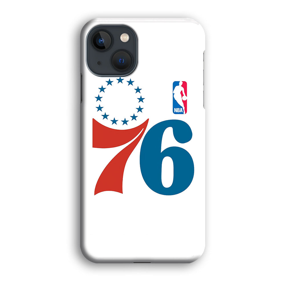 Philadelphia 76ers White iPhone 14 Case