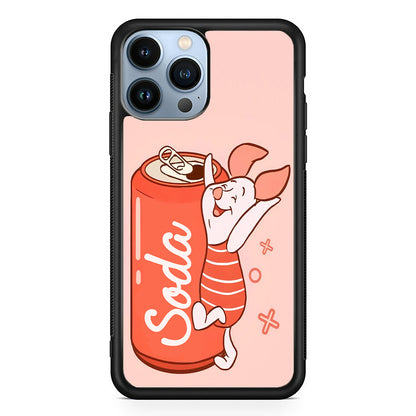Piglet Winnie The Pooh Favorite Sodas iPhone 14 Pro Max Case