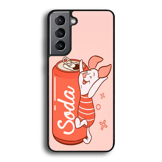Piglet Winnie The Pooh Favorite Sodas Samsung Galaxy S22 Case - Ezzystore