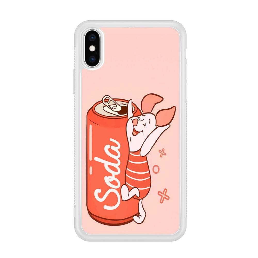 Piglet Winnie The Pooh Favorite Sodas iPhone Xs Max Case