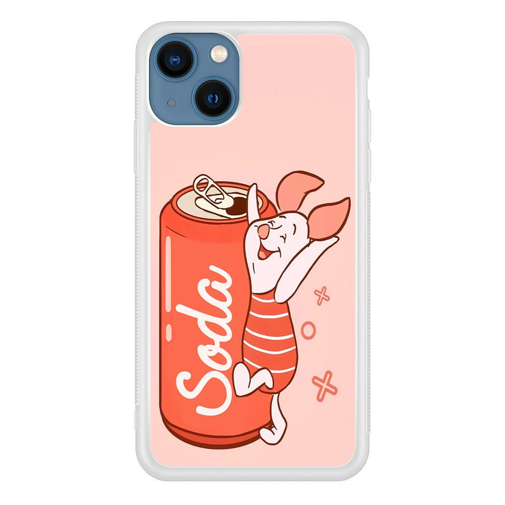 Piglet Winnie The Pooh Favorite Sodas iPhone 15 Case