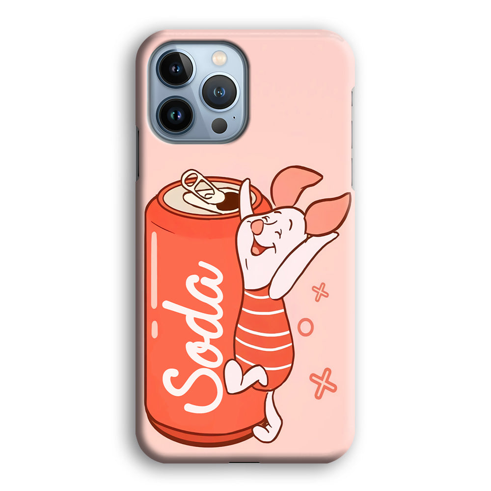 Piglet Winnie The Pooh Favorite Sodas iPhone 15 Pro Max Case
