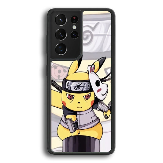Pikachu Anbu Mode Samsung Galaxy S24 Ultra Case - Ezzystore