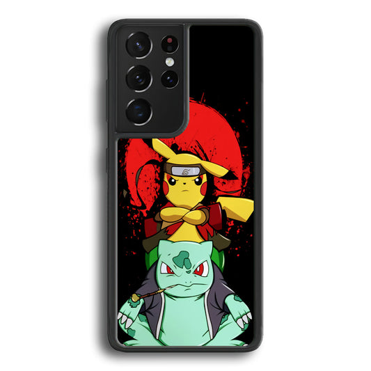 Pikachu Cosplay Naruto And Gamabunta Samsung Galaxy S24 Ultra Case - Ezzystore