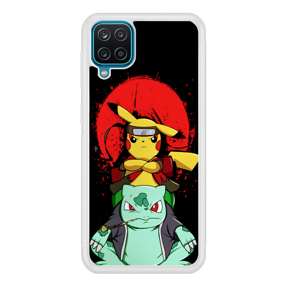 Pikachu Cosplay Naruto And Gamabunta Samsung Galaxy A12 Case