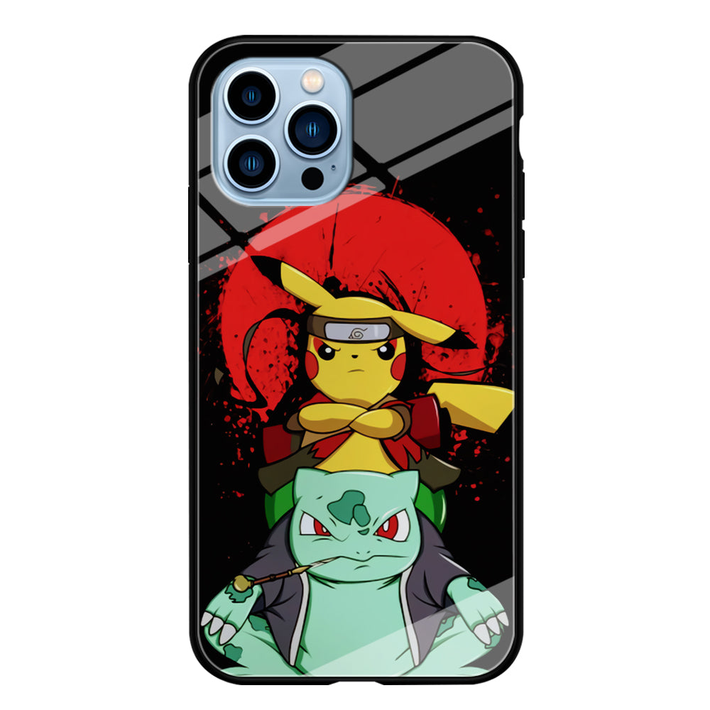 Pikachu Cosplay Naruto And Gamabunta iPhone 15 Pro Max Case