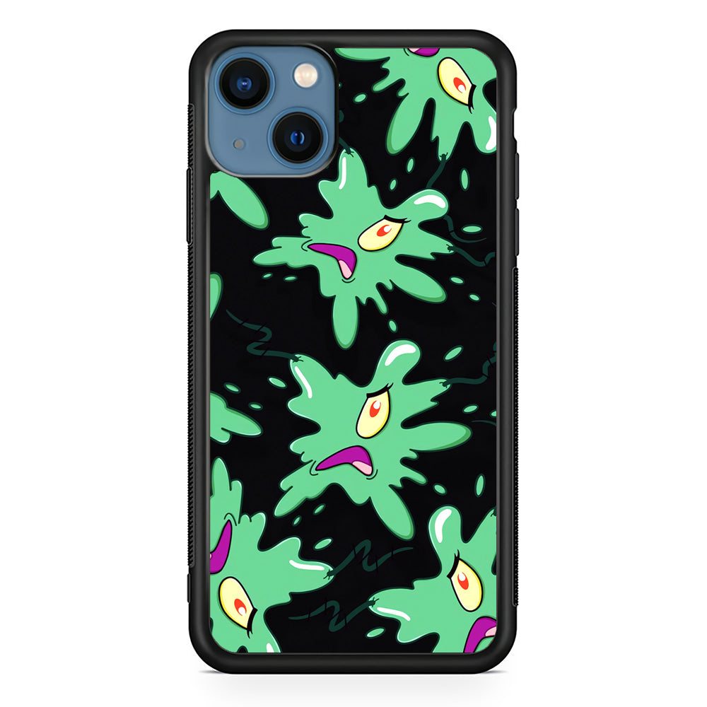 Plankton Flat Character iPhone 14 Case