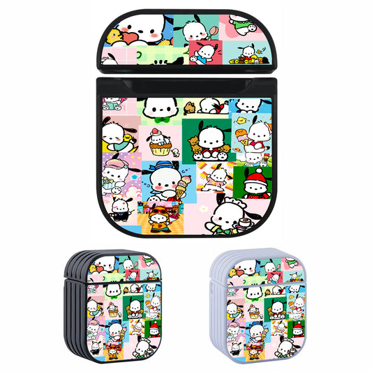 Pochacco Collage Of Moment Hard Plastic Case Cover For Apple Airpods