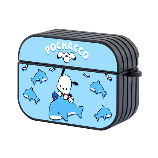 Pochacco Vacation Hard Plastic Case Cover For Apple Airpods Pro - Ezzystore
