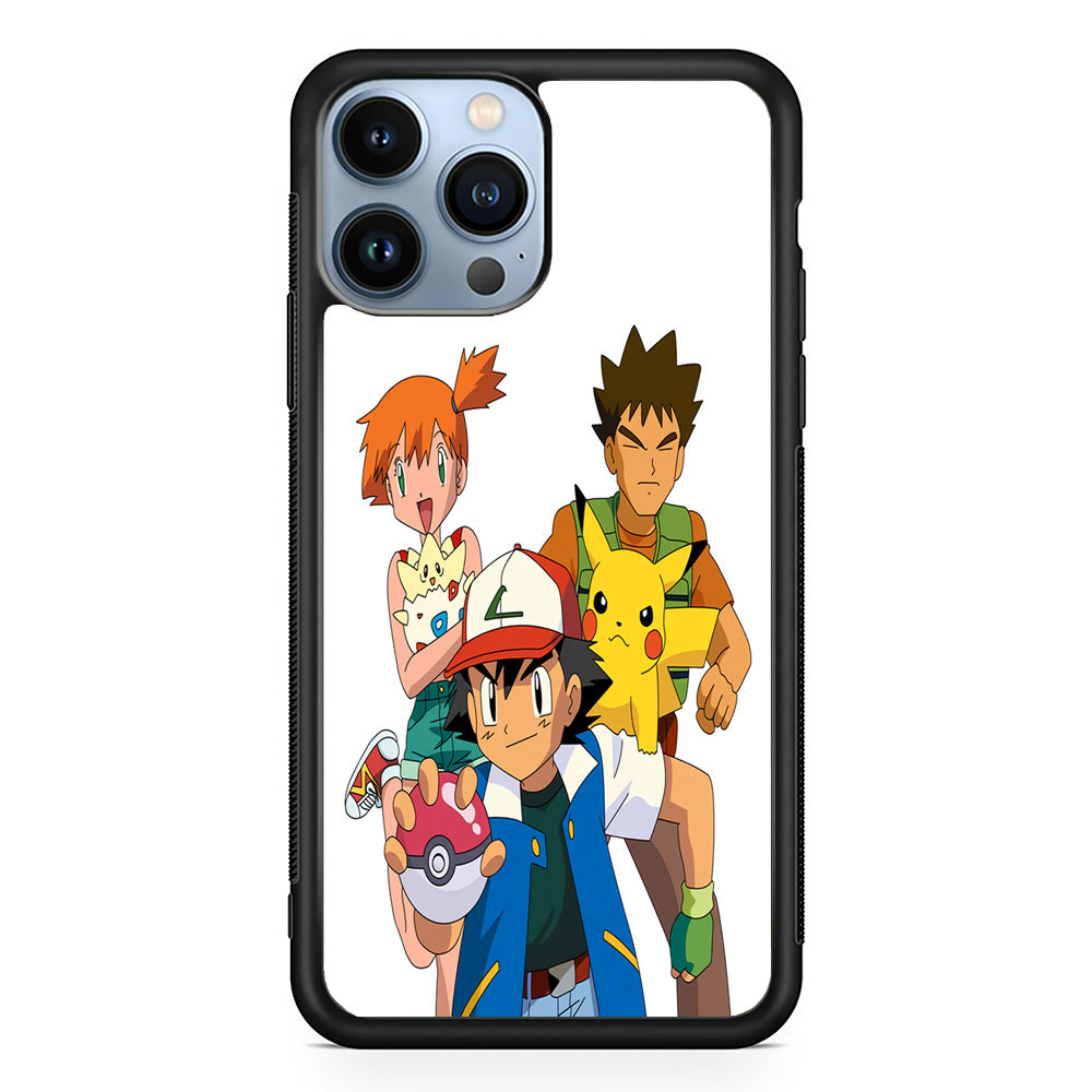 Pokemon Ash Ketchum Team iPhone 15 Pro Case