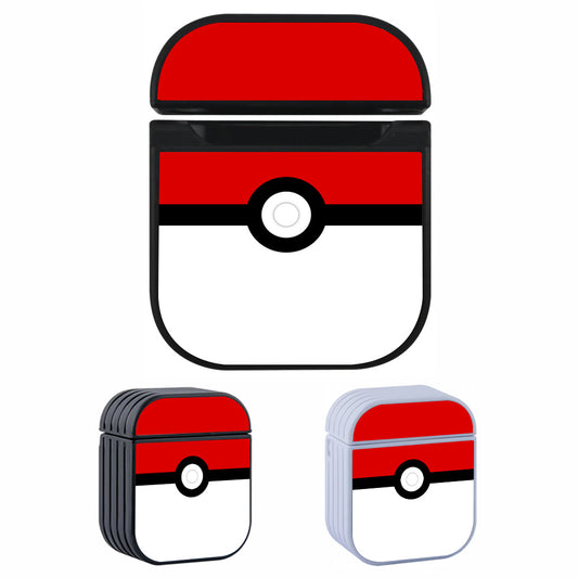 Pokemon Pokeball Hard Plastic Case Cover For Apple Airpods