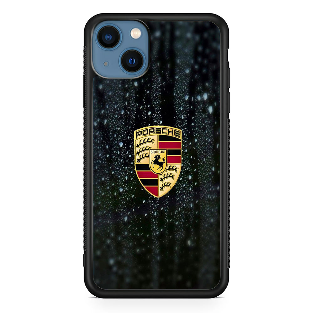 Porsche Logo Watermark iPhone 14 Plus Case - Ezzystore