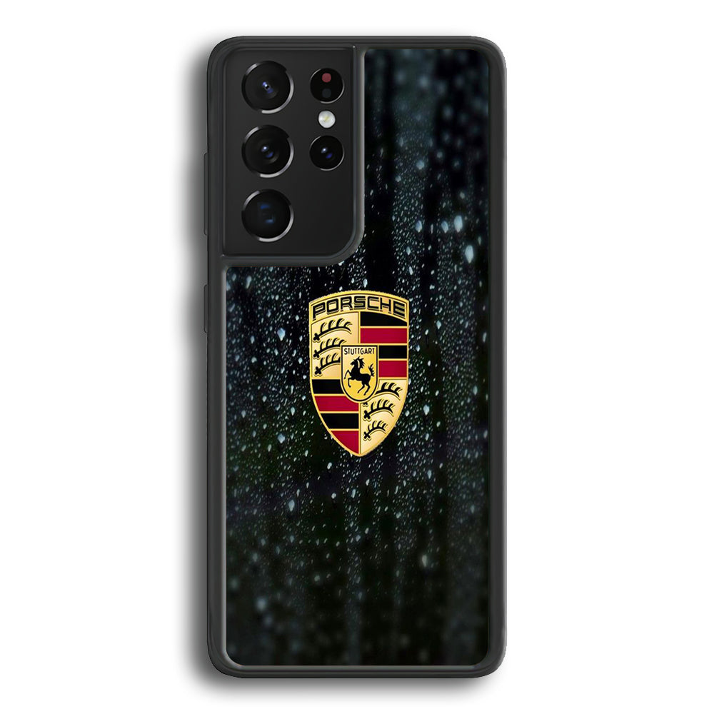 Porsche Logo Watermark Samsung Galaxy S24 Ultra Case - Ezzystore