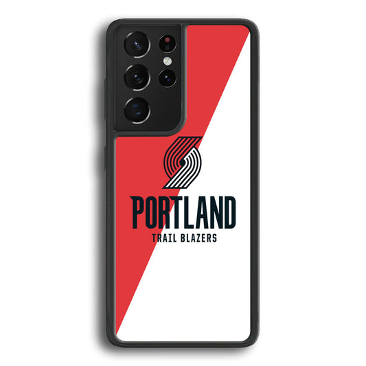 Portland Trail Blazers Team Two Colour Samsung Galaxy S24 Ultra Case - Ezzystore