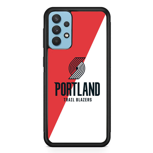 Portland Trail Blazers Team Two Colour Samsung Galaxy A32 Case