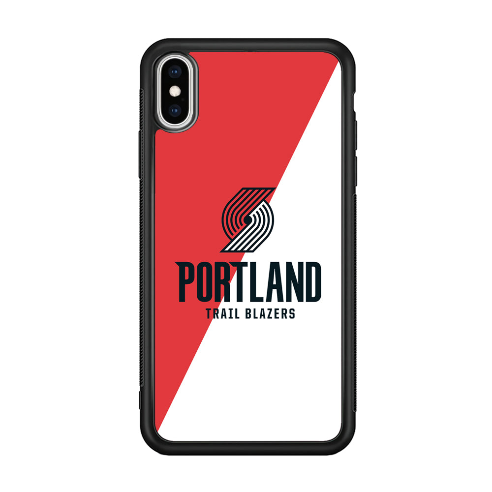 Portland Trail Blazers Team Two Colour iPhone XS Case
