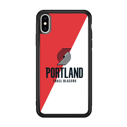 Portland Trail Blazers Team Two Colour iPhone XS Case