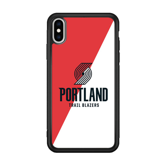 Portland Trail Blazers Team Two Colour iPhone XS Case
