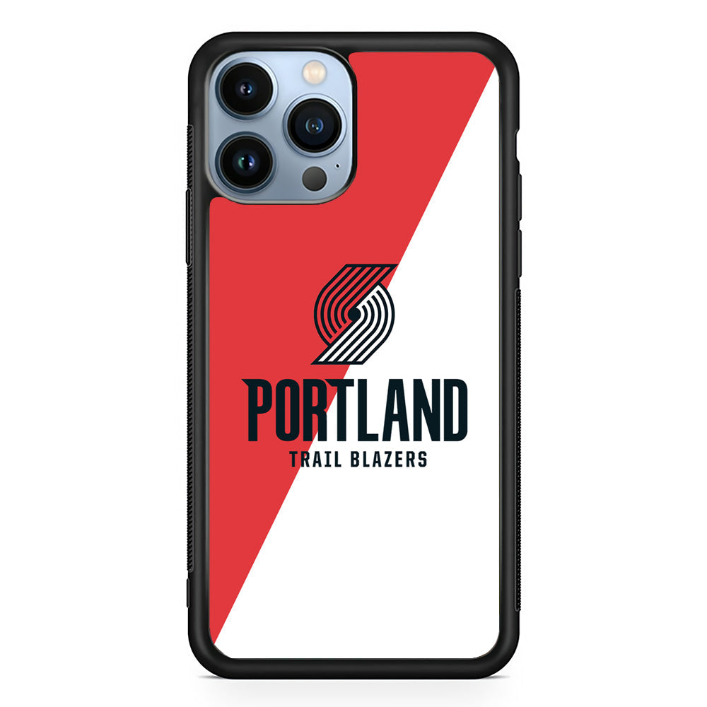 Portland Trail Blazers Team Two Colour iPhone 15 Pro Case