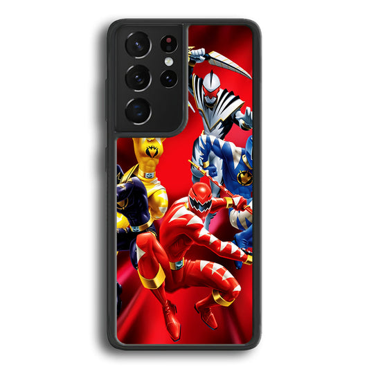 Power Rangers Dino Thunder Team Samsung Galaxy S24 Ultra Case - Ezzystore