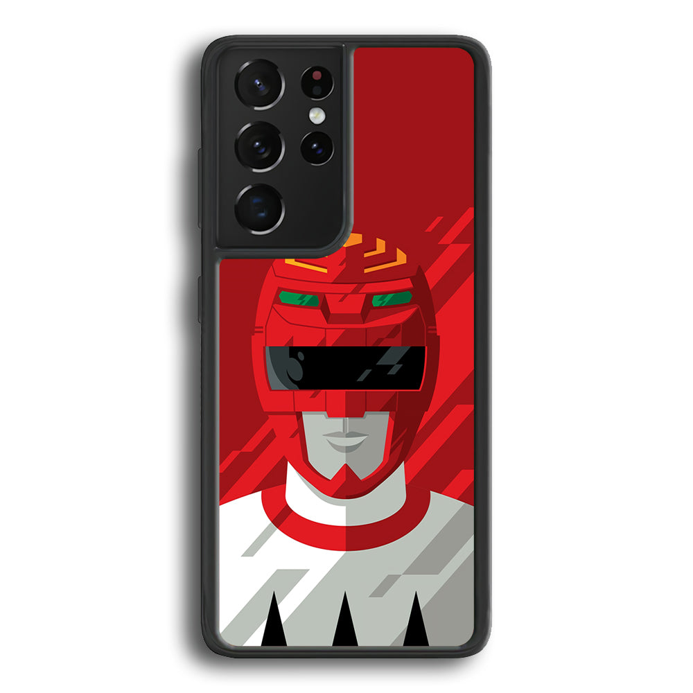 Power Rangers Red Leader Samsung Galaxy S24 Ultra Case - Ezzystore