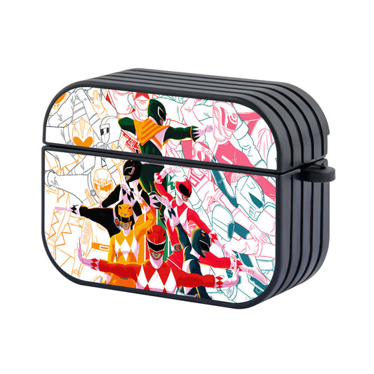 Power Rangers Troops and History Hard Plastic Case Cover For Apple Airpods Pro 3 - Ezzystore