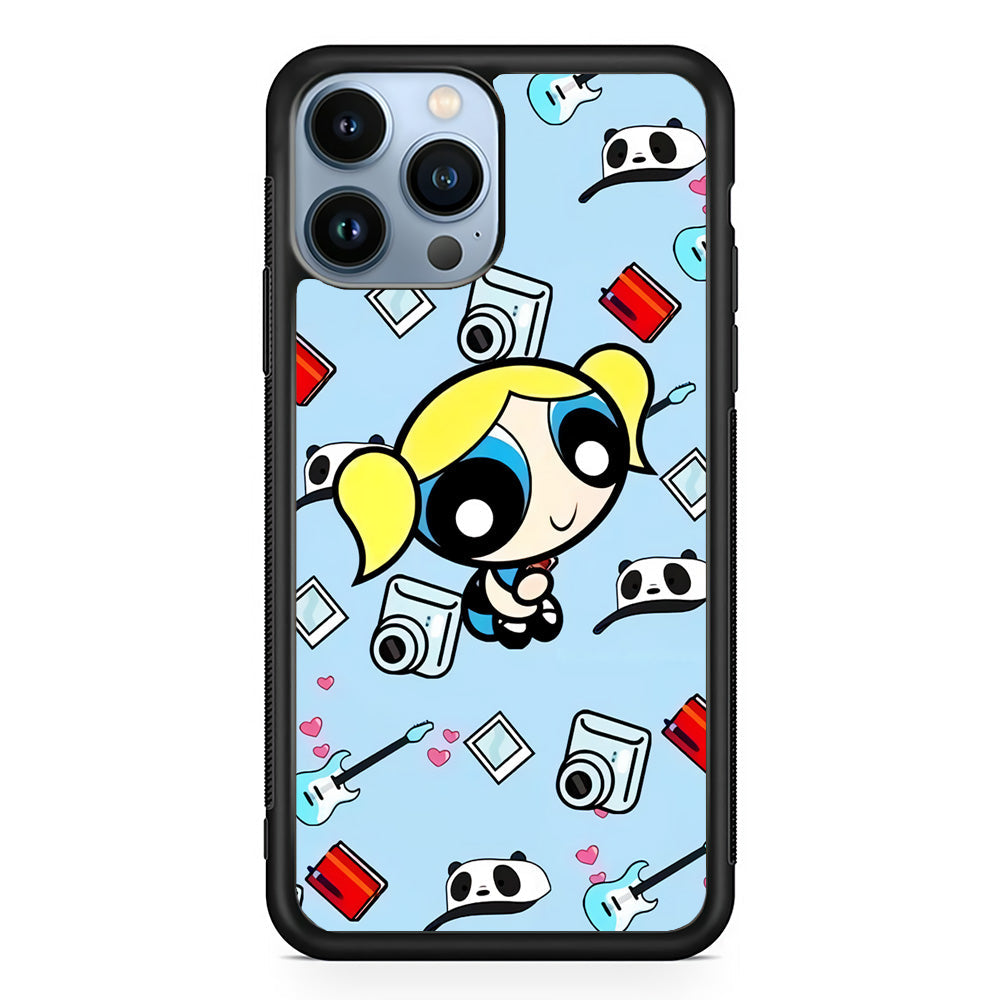 Powerpuff Girl Bubble Aesthetic iPhone 14 Pro Case