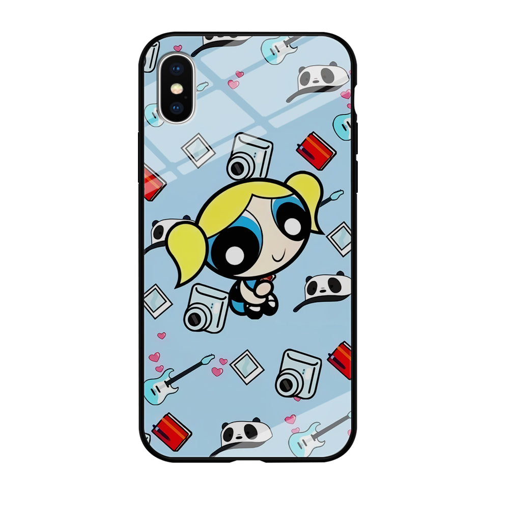 Powerpuff Girl Bubble Aesthetic iPhone XS Case
