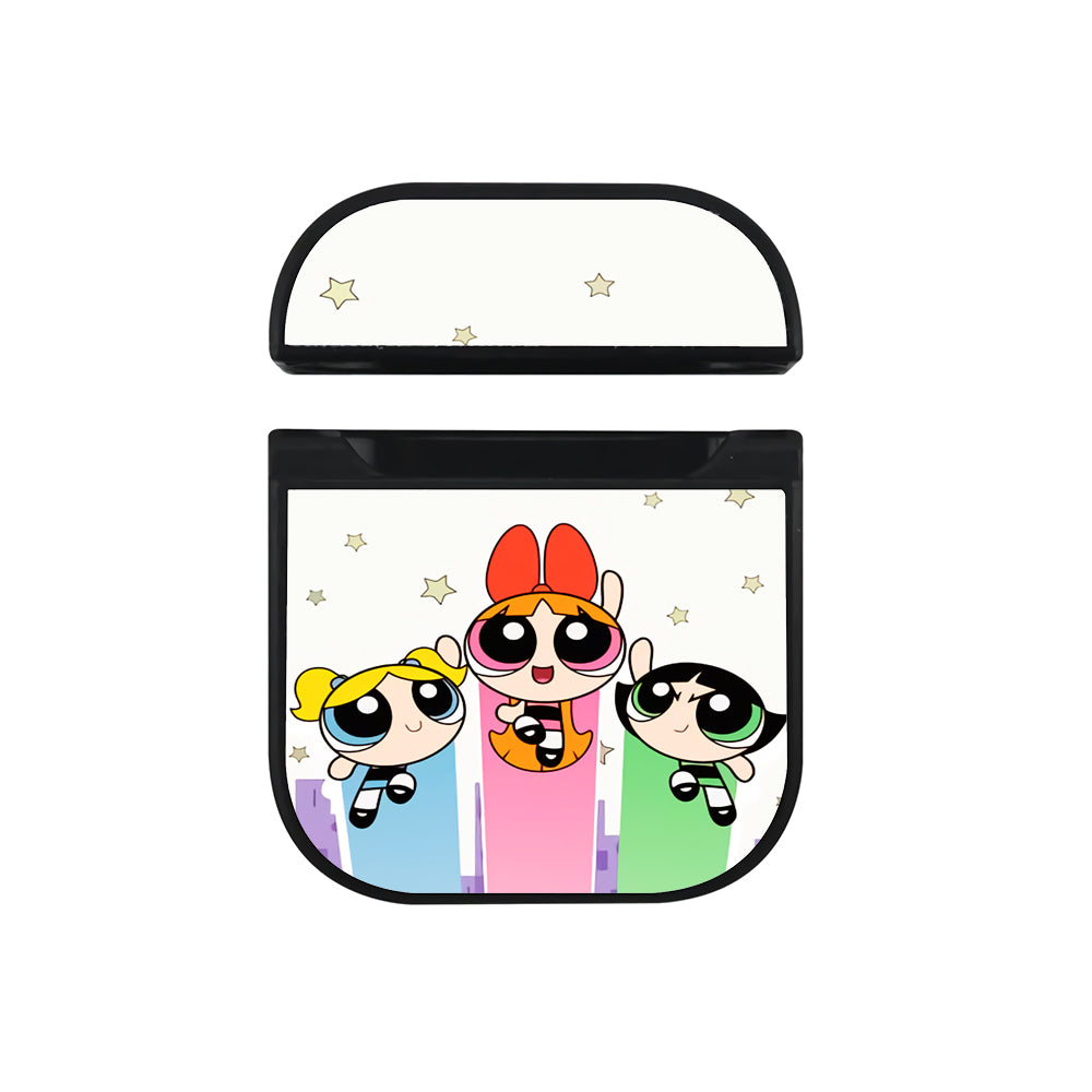 Powerpuff Girls Full Team Hard Plastic Case Cover For Apple Airpods