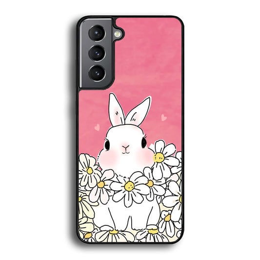 Rabbit CuteFlowers Samsung Galaxy S23 Case - Ezzystore
