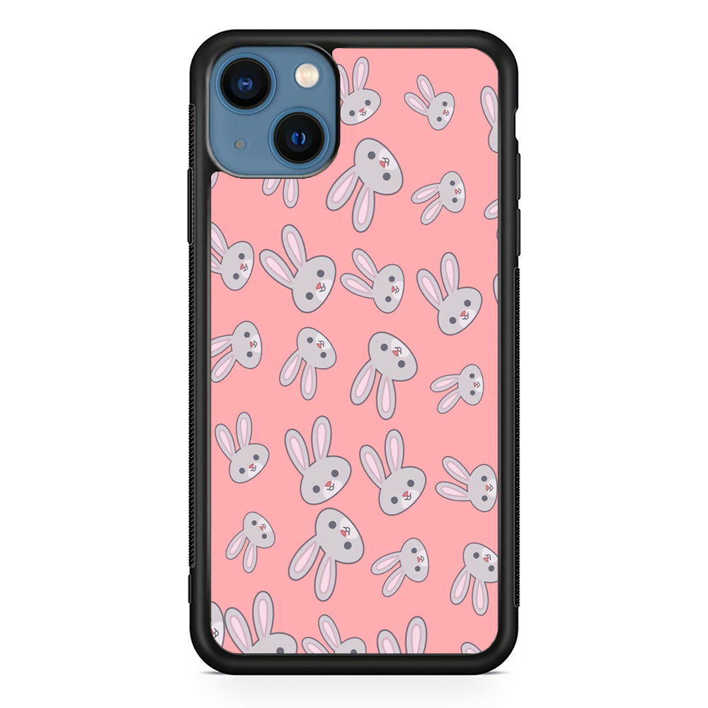 Rabbit Cute Smile iPhone 15 Plus Case