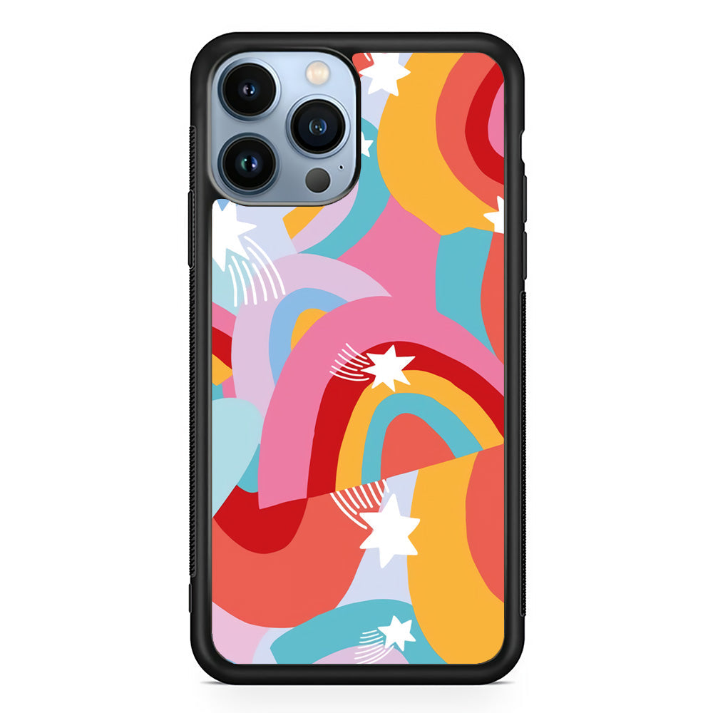 Rainbow Aesthetic Full Colour iPhone 14 Pro Max Case
