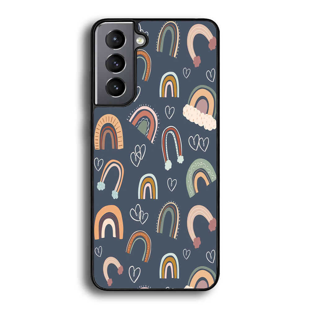 Rainbow Aesthetic Navy Samsung Galaxy S22 Plus Case - Ezzystore