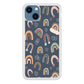 Rainbow Aesthetic Navy iPhone 15 Plus Case
