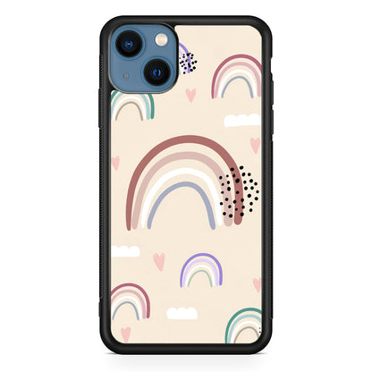 Rainbow Aesthetic Soft Colour iPhone 15 Case