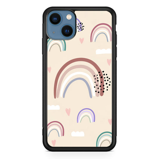 Rainbow Aesthetic Soft Colour iPhone 15 Case