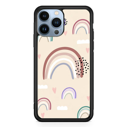 Rainbow Aesthetic Soft Colour iPhone 14 Pro Max Case
