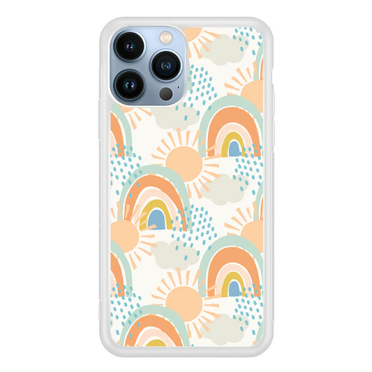 Rainbow Aesthetic Sun iPhone 15 Pro Max Case