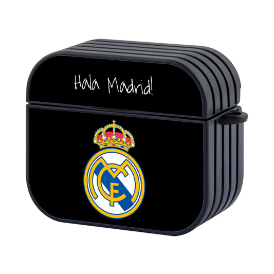 Real Madrid Hala Madrid Word Hard Plastic Case Cover For Apple Airpods 3 - Ezzystore