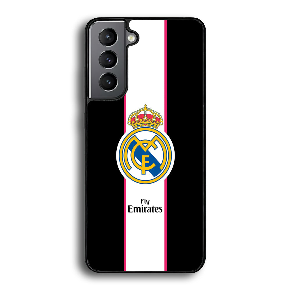 Real Madrid Stripe and Black Samsung Galaxy S22 Case - Ezzystore