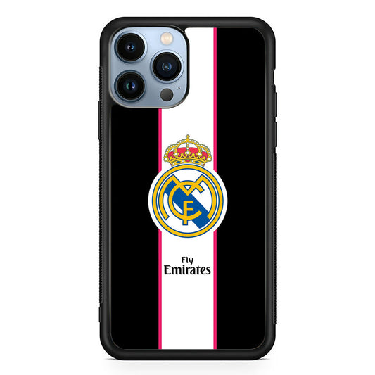 Real Madrid Stripe and Black iPhone 14 Pro Max Case
